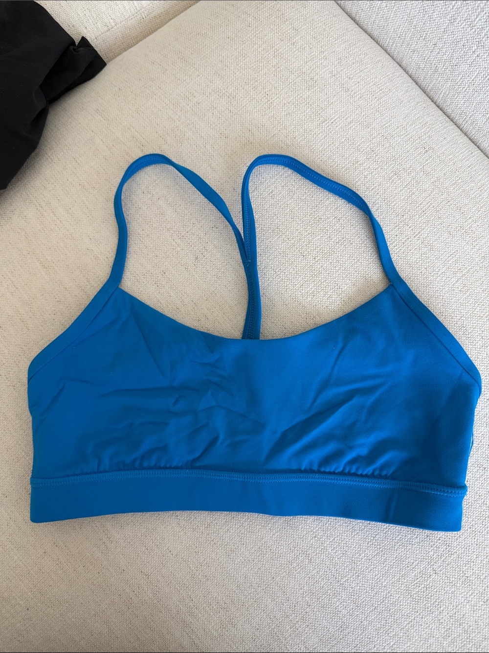 lululemon athletica size 8 Bright Blue Strappy Sports bra